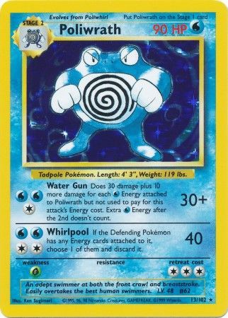 Poliwrath (13/102) [Base Set Unlimited] | Good Games North