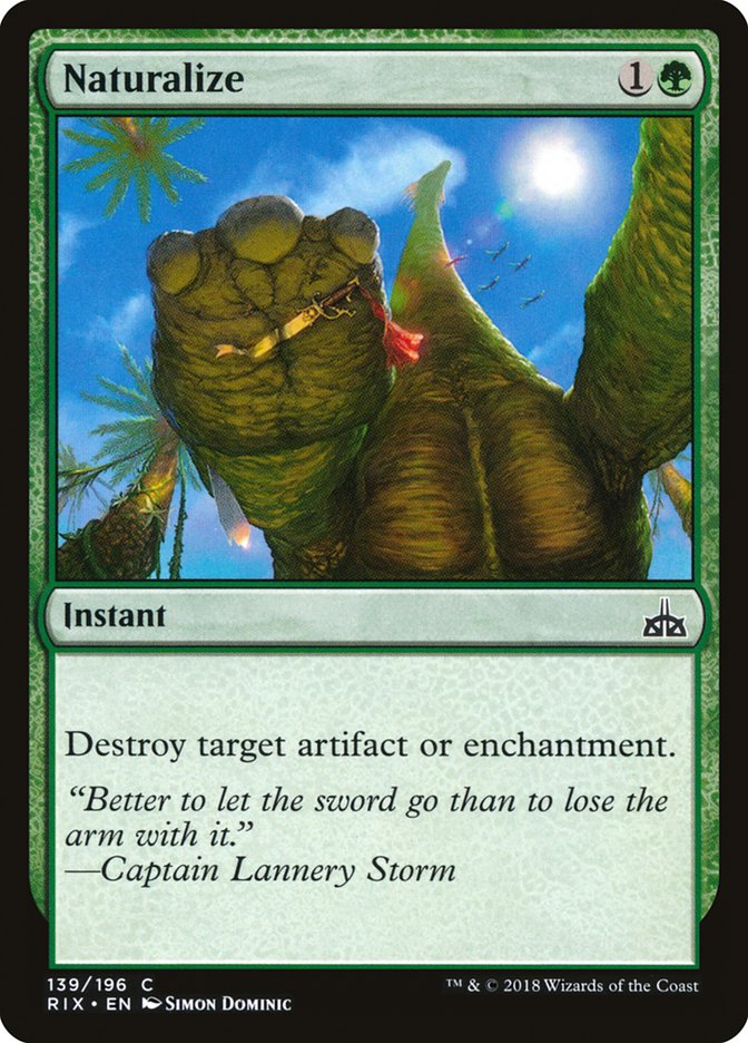 Naturalize [Rivals of Ixalan] | Good Games North