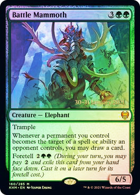 Battle Mammoth  [Kaldheim Prerelease Promos] | Good Games North