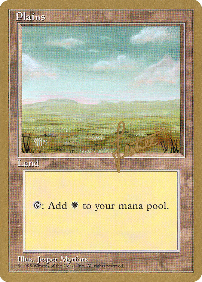 Plains (bl364) (Bertrand Lestree) [Pro Tour Collector Set] | Good Games North