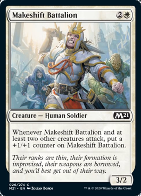 Makeshift Battalion [Core Set 2021] | Good Games North