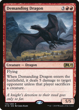 Demanding Dragon [Core Set 2019] | Good Games North