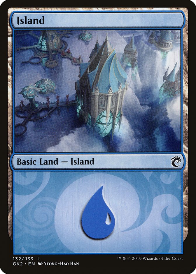 Island (132) [Ravnica Allegiance Guild Kit] | Good Games North