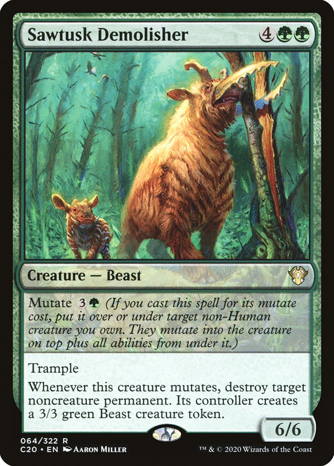 Sawtusk Demolisher [Commander 2020] | Good Games North