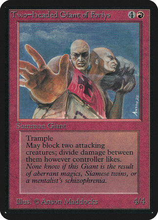 Two-Headed Giant of Foriys [Limited Edition Alpha] | Good Games North
