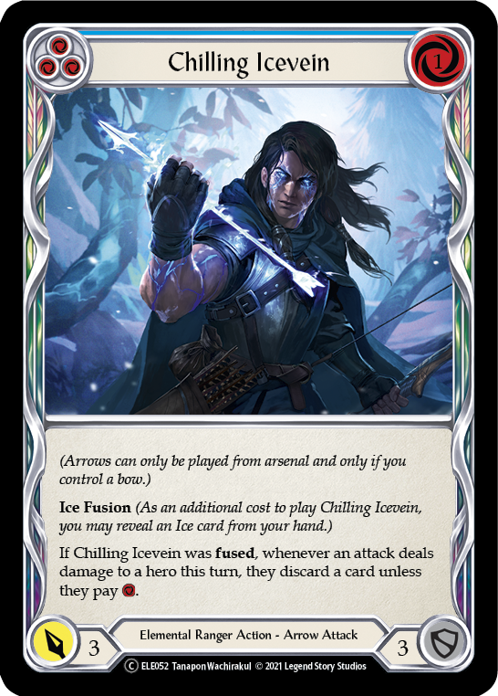 Chilling Icevein (Blue) [U-ELE052] Unlimited Normal | Good Games North