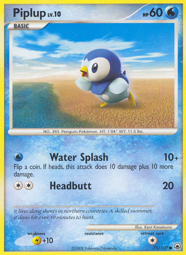 Piplup (71/100) [Diamond & Pearl: Majestic Dawn] | Good Games North