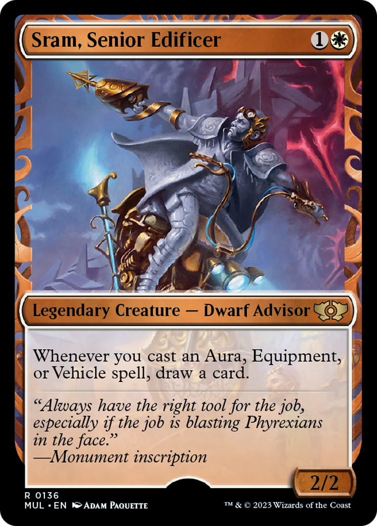 Sram, Senior Edificer (Halo Foil) [Multiverse Legends] | Good Games North