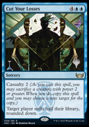 Cut Your Losses (Promo Pack) [Streets of New Capenna Promos] | Good Games North