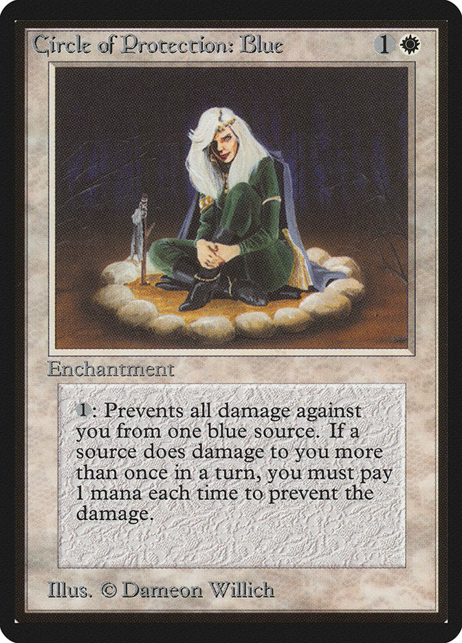 Circle of Protection: Blue [Limited Edition Beta] | Good Games North