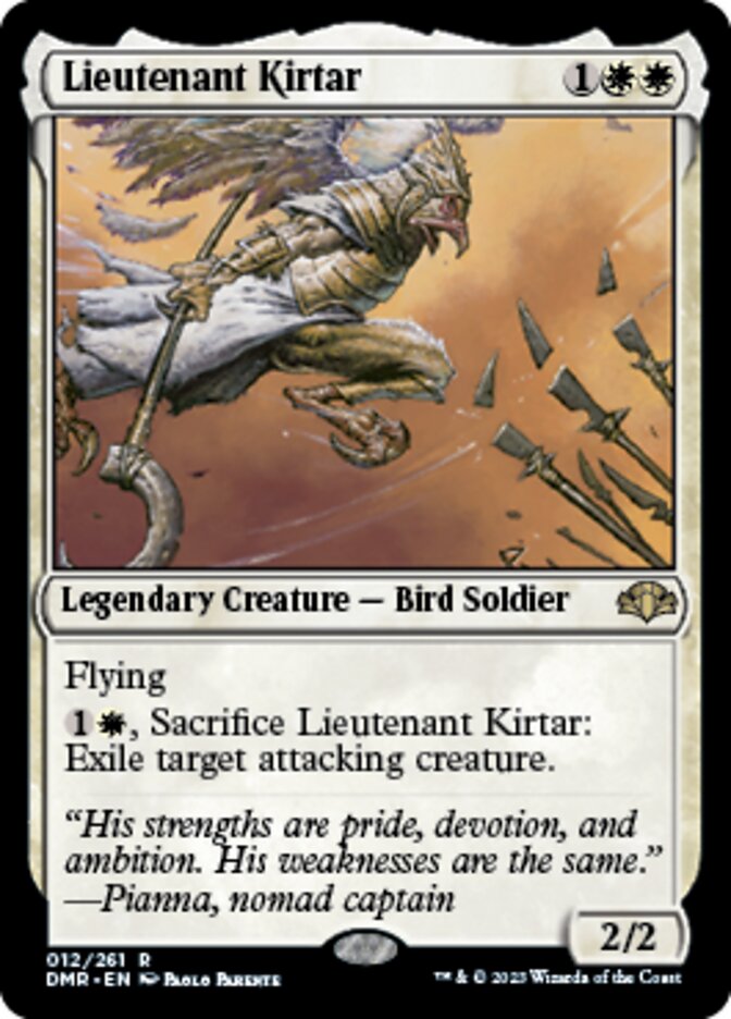 Lieutenant Kirtar [Dominaria Remastered] | Good Games North