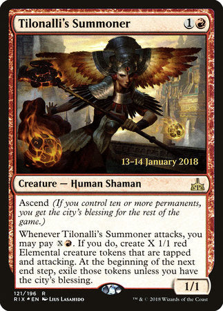 Tilonalli's Summoner [Rivals of Ixalan Promos] | Good Games North