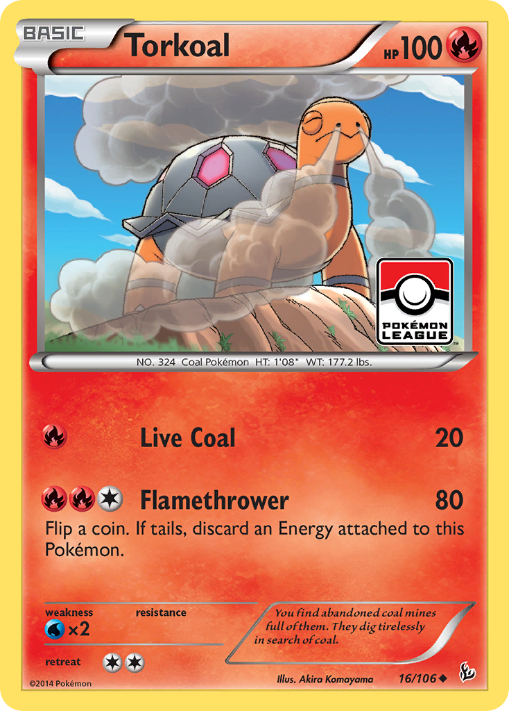 Torkoal (16/106) [XY: Flashfire] | Good Games North