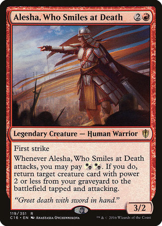 Alesha, Who Smiles at Death [Commander 2016] | Good Games North