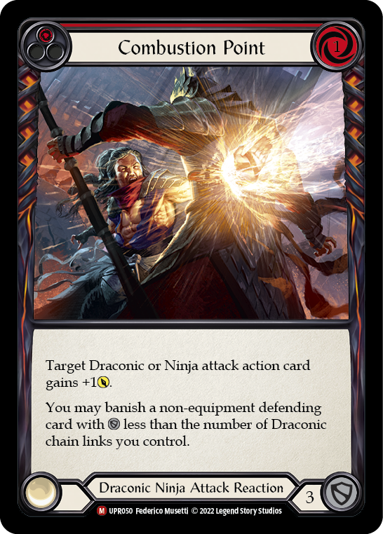 Combustion Point [UPR050] (Uprising)  Rainbow Foil | Good Games North