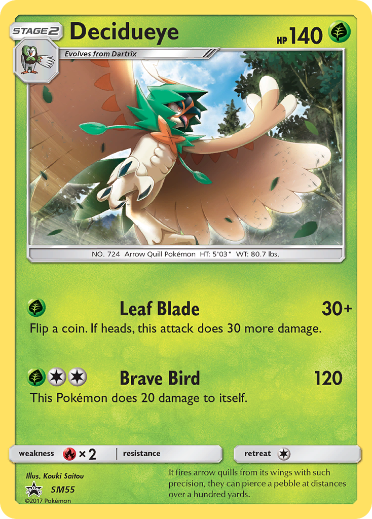 Decidueye (SM55) [Sun & Moon: Black Star Promos] | Good Games North