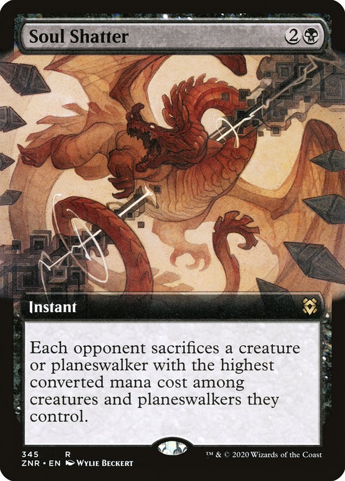 Soul Shatter (Extended Art) [Zendikar Rising] | Good Games North