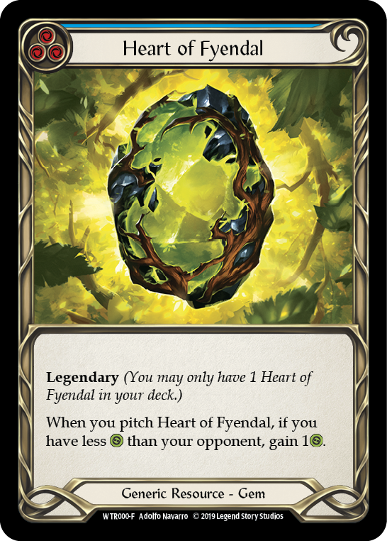 Heart of Fyendal [WTR000-F] Alpha Print Cold Foil | Good Games North