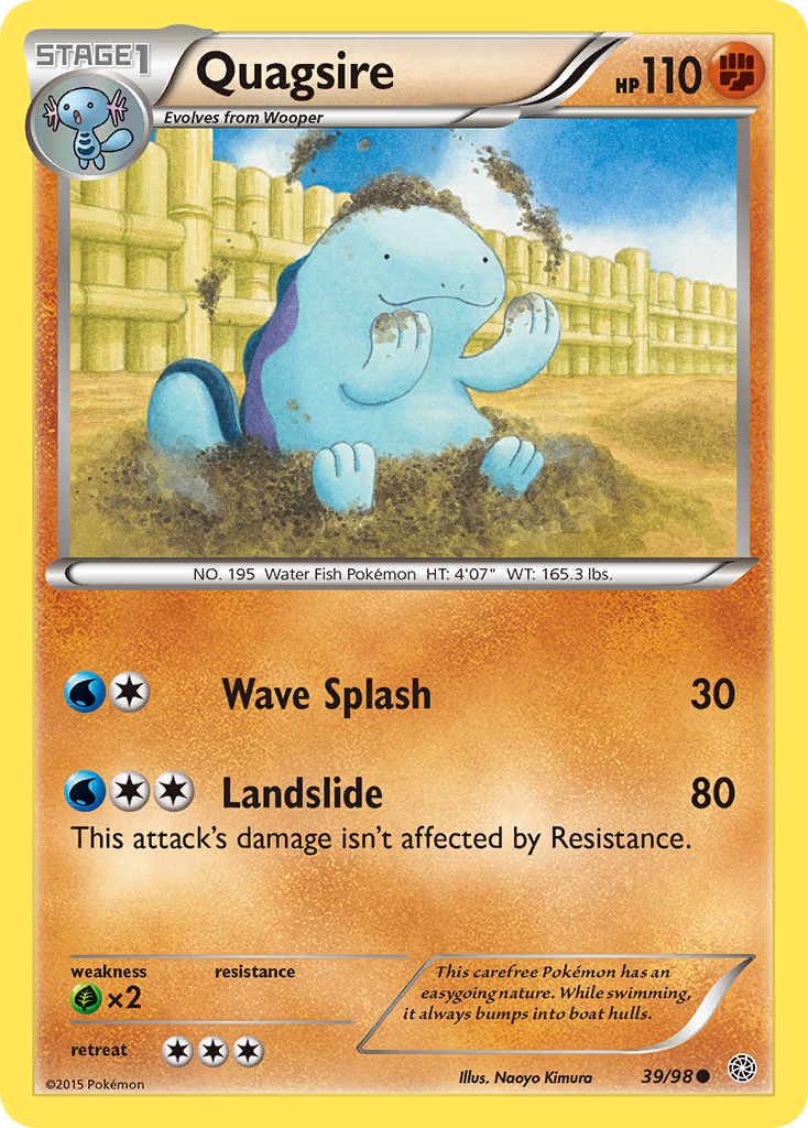 Quagsire (39/98) [XY: Ancient Origins] | Good Games North