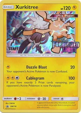 Xurkitree (SM116) (Staff Prerelease Promo) [Sun & Moon: Black Star Promos] | Good Games North
