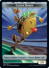 Clown Robot (002) // Treasure (013) Double-sided Token [Unfinity Tokens] | Good Games North