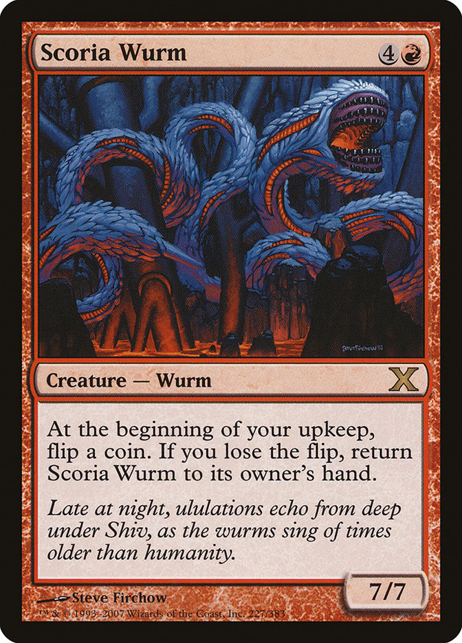 Scoria Wurm [Tenth Edition] | Good Games North