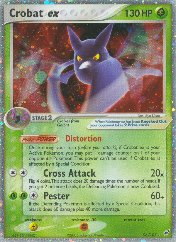 Crobat ex (96/107) [EX: Deoxys] | Good Games North