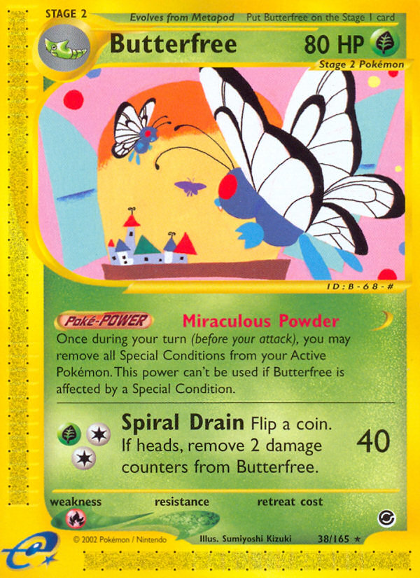 Butterfree (38/165) [Expedition: Base Set] | Good Games North