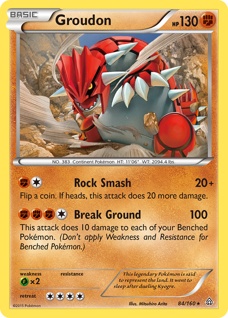 Groudon (84/160) [XY: Primal Clash] | Good Games North