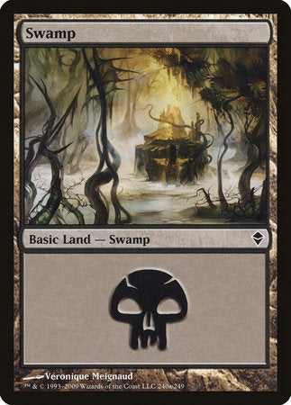 Swamp (240a) [Zendikar] | Good Games North