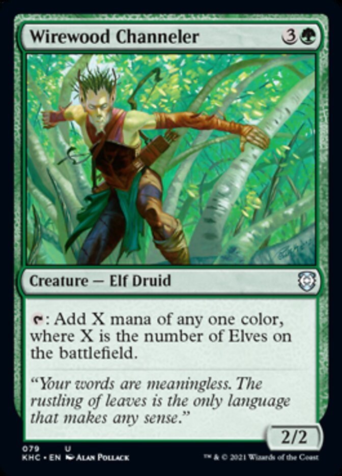 Wirewood Channeler [Kaldheim Commander] | Good Games North