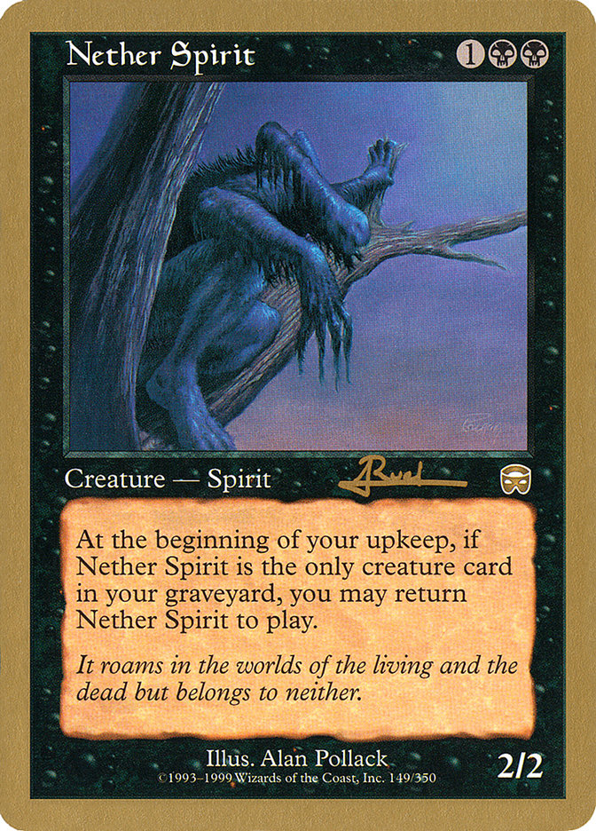 Nether Spirit (Antoine Ruel) [World Championship Decks 2001] | Good Games North