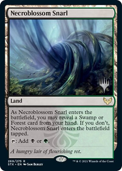 Necroblossom Snarl (Promo Pack) [Strixhaven: School of Mages Promos] | Good Games North