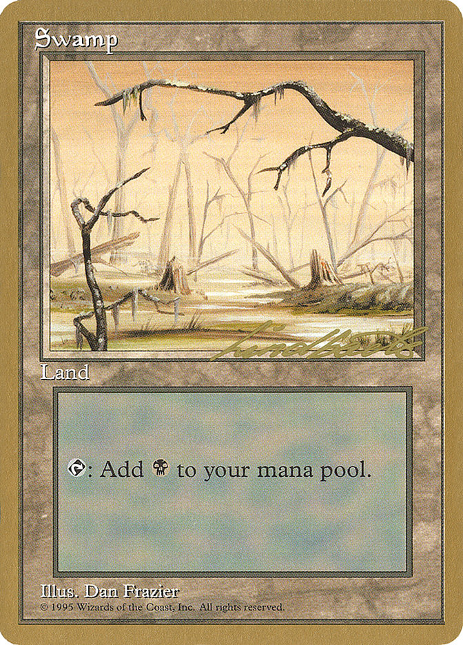 Swamp (ll370) (Leon Lindback) [Pro Tour Collector Set] | Good Games North