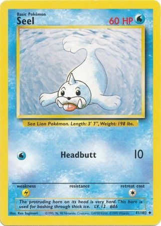 Seel (41/102) [Base Set Unlimited] | Good Games North