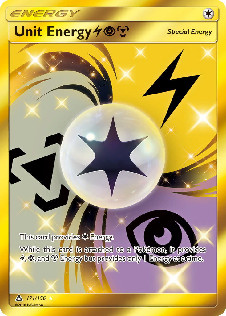 Unit Energy (171/156) (Lightning, Psychic, Metal) [Sun & Moon: Ultra Prism] | Good Games North