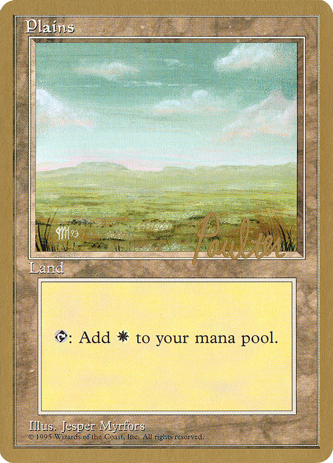 Plains (pp364) (Preston Poulter) [Pro Tour Collector Set] | Good Games North