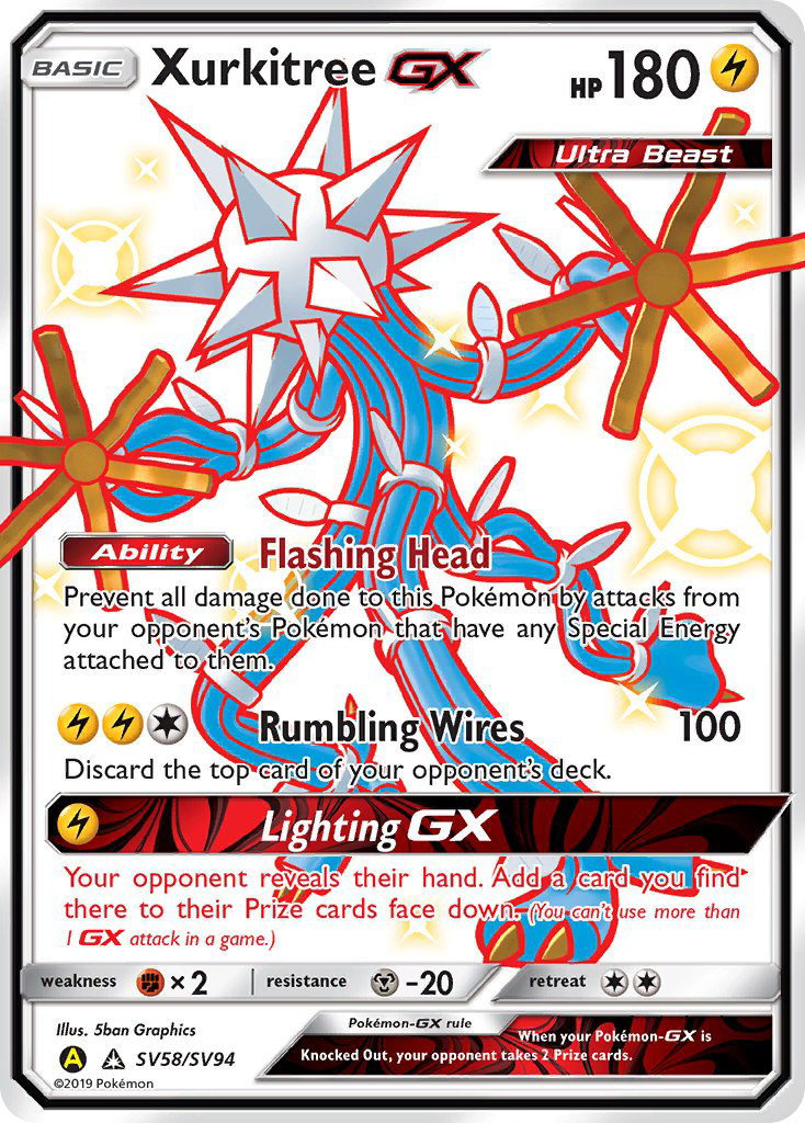 Xurkitree GX (SV58/SV94) [Sun & Moon: Hidden Fates - Shiny Vault] | Good Games North