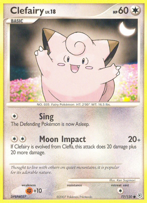 Clefairy (77/130) [Diamond & Pearl: Base Set] | Good Games North