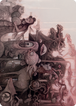 March of Burgeoning Life Art Card [Kamigawa: Neon Dynasty Art Series] | Good Games North