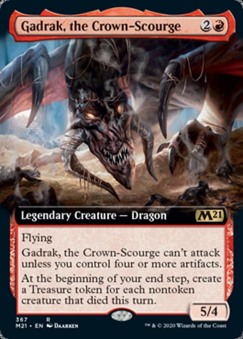Gadrak, the Crown-Scourge (Extended Art) [Core Set 2021] | Good Games North