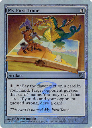 My First Tome (Alternate Foil) [Unhinged] | Good Games North