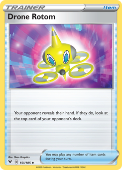 Drone Rotom (151/185) [Sword & Shield: Vivid Voltage] | Good Games North