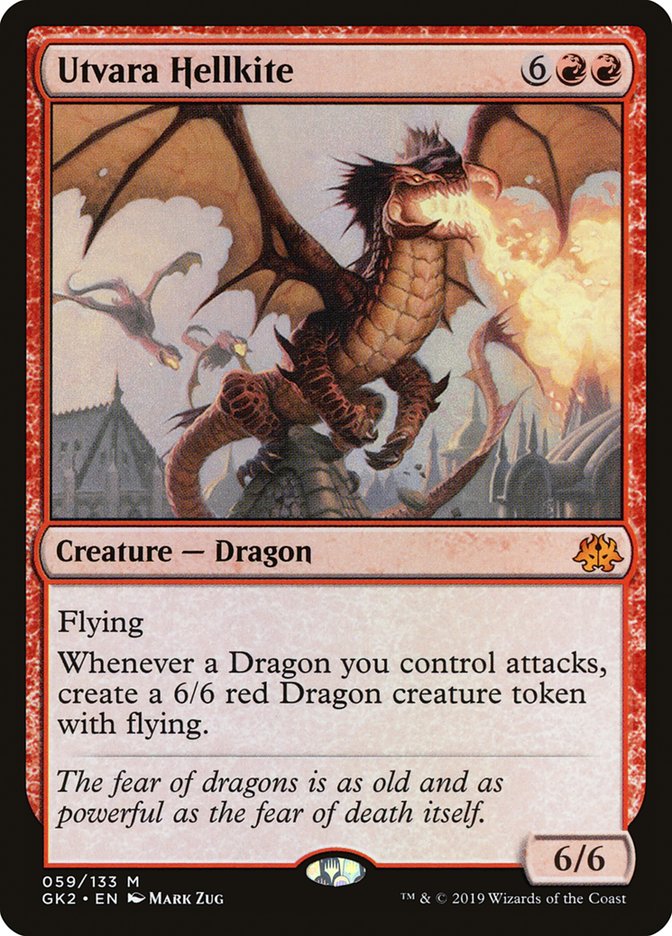 Utvara Hellkite [Ravnica Allegiance Guild Kit] | Good Games North