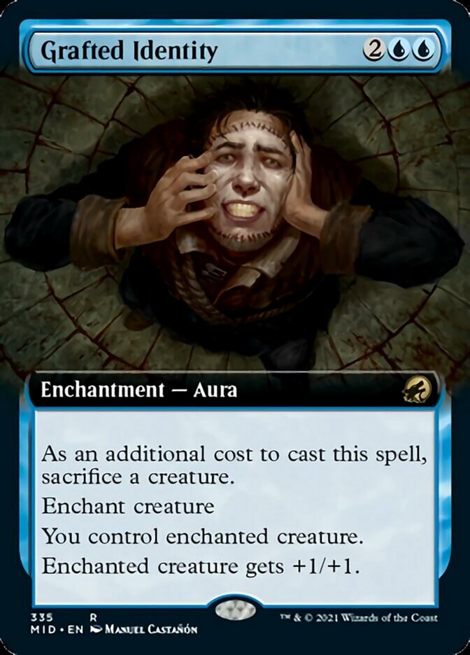Grafted Identity (Extended) [Innistrad: Midnight Hunt] | Good Games North
