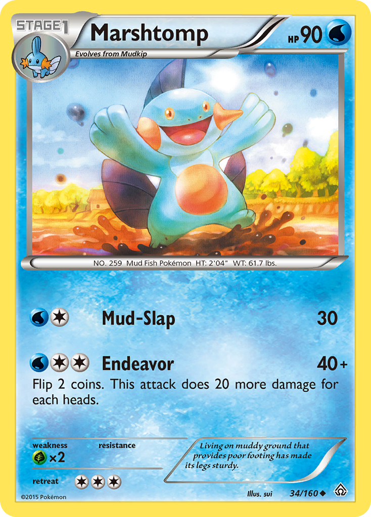 Marshtomp (34/160) [XY: Primal Clash] | Good Games North