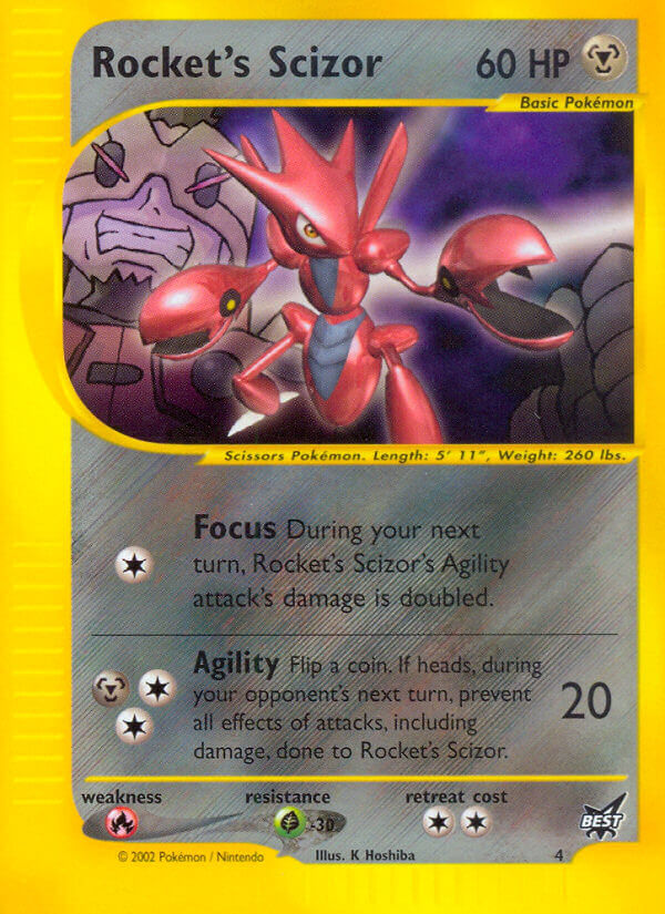 Rocket's Scizor (4) [Best of Promos] | Good Games North