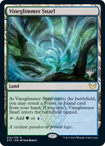 Vineglimmer Snarl (Promo Pack) [Strixhaven: School of Mages Promos] | Good Games North