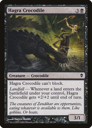 Hagra Crocodile [Zendikar] | Good Games North