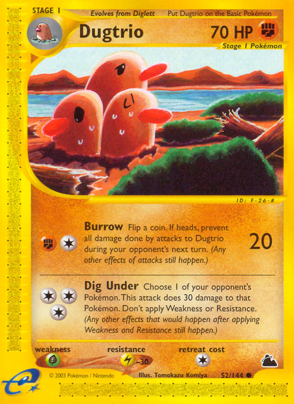 Dugtrio (52/144) [Skyridge] | Good Games North